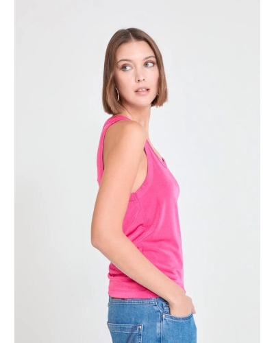 Lola Casademunt Round neck top pink