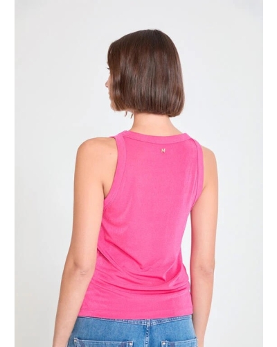 Lola Casademunt Round neck top pink