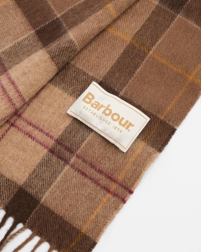 Barbour Tartan scarf muted tartan