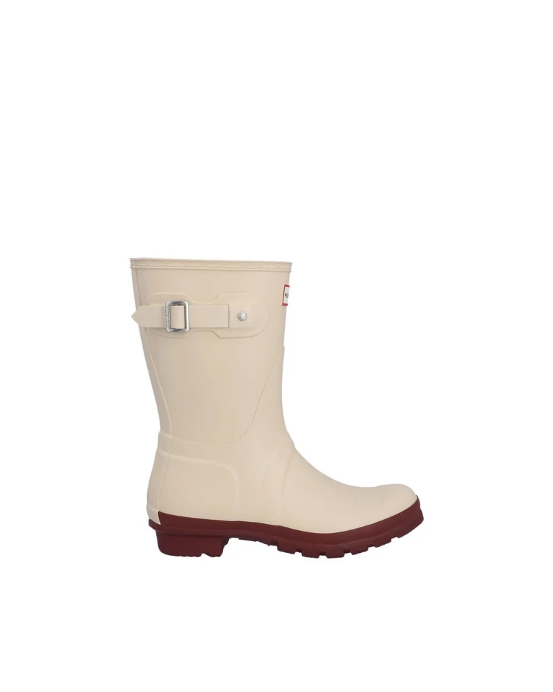 Hunter Original short boot sand merlot sand merlot