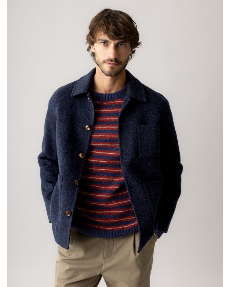 Mos Mosh Gallery Warren jacket salute navy