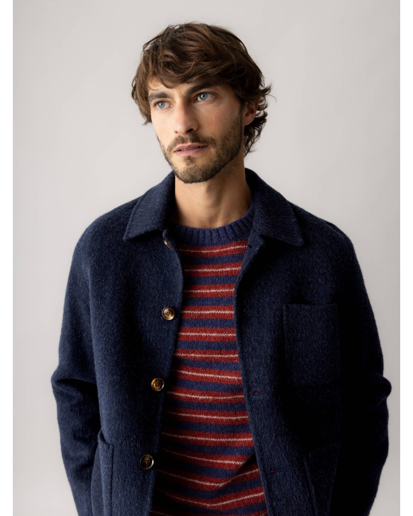 Mos Mosh Gallery Warren jacket salute navy