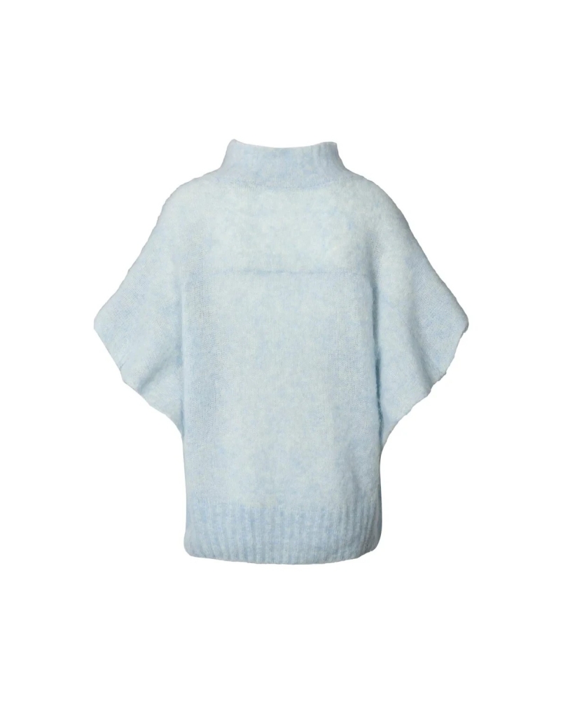 Rabens Saloner Knit tunic top asna ice blue