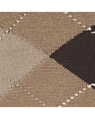 Burlington Edinburgh heren sokken brown-1