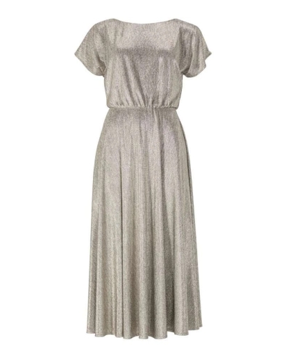 SWING Swing Midi dress gold