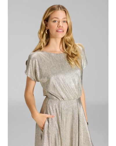 Swing Midi dress gold gold