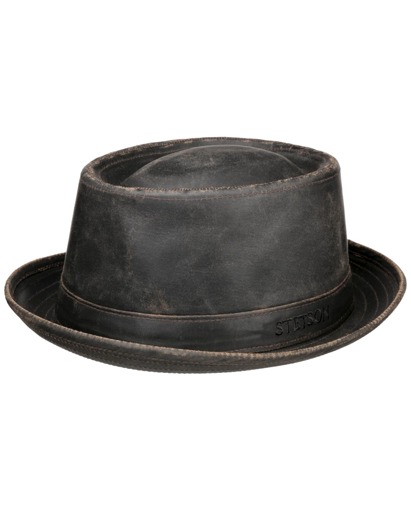 Stetson Pork Pie brown-3