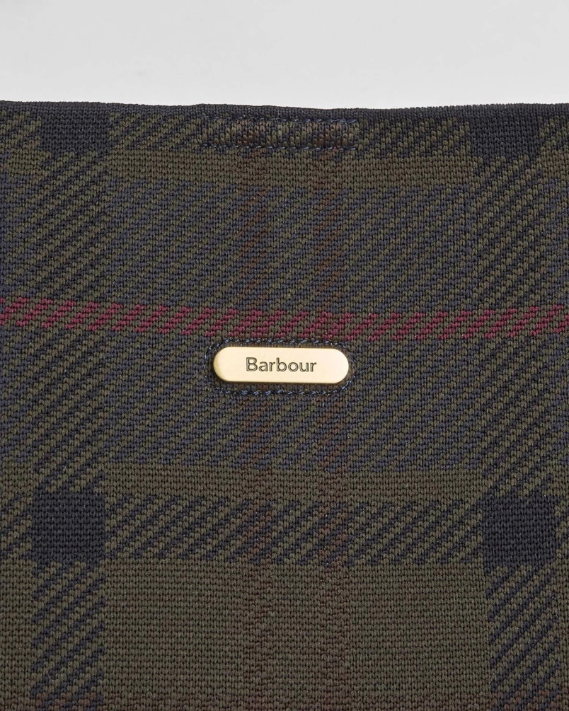 Barbour Layla tartan large tote bag tn43 shadow classic tartan