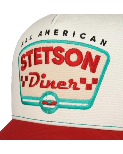 Stetson Trucker cap Stetson's diner 87 - red/ecru