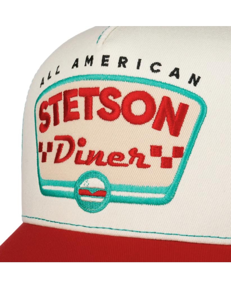 Stetson Trucker cap Stetson's diner 87 - red/ecru
