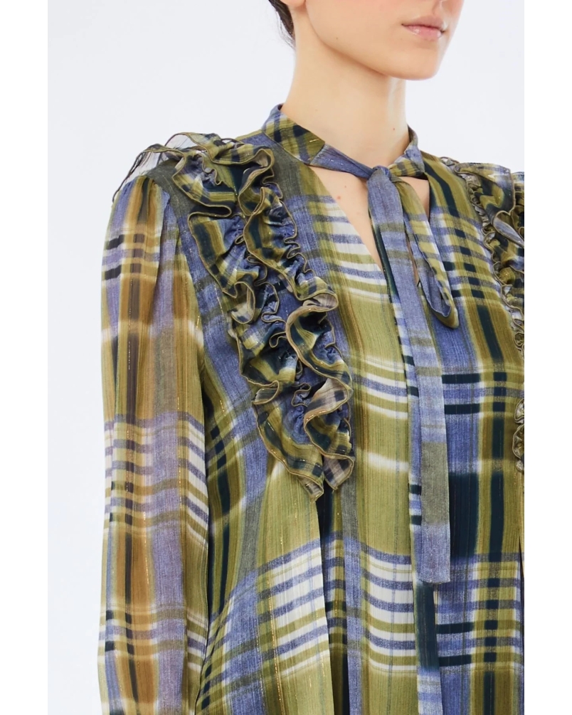Liu Jo dress brushed check brushed check