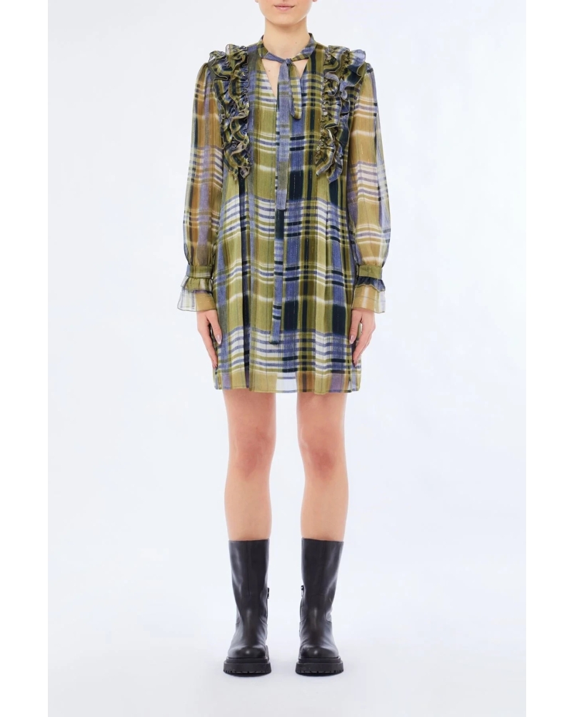 Liu Jo dress brushed check brushed check