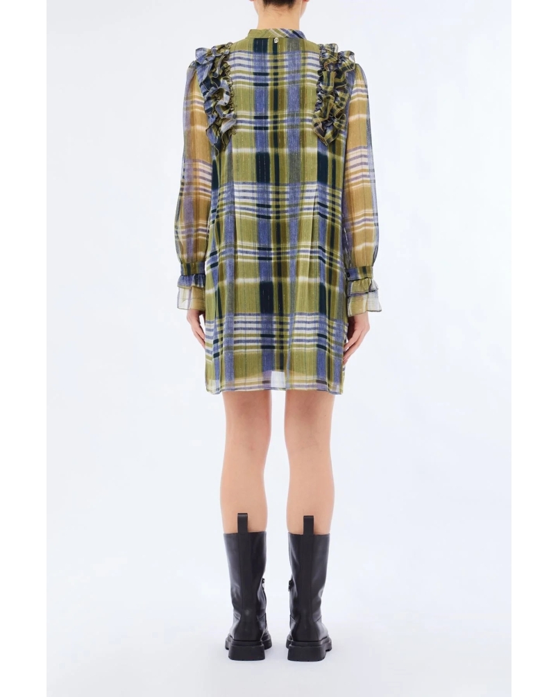 Liu Jo dress brushed check brushed check