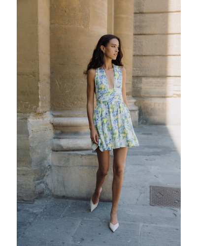 Urban Pioneers Liora dress lemon aop