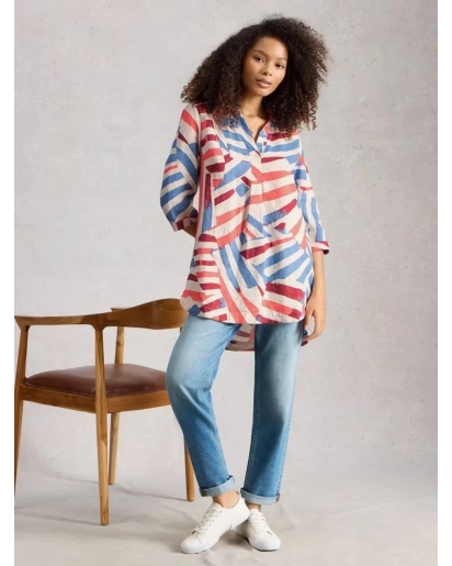 WHITE STUFF White Stuff Bianca linen tunic