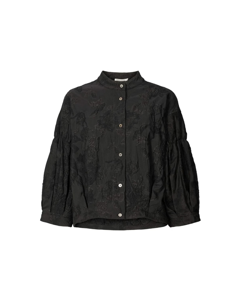 Rabens Saloner Candie jacquard jacket pirate black