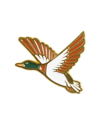 BARBOUR Barbour Bird pin badge duck