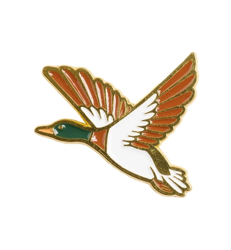 Barbour Bird pin badge duck me12 duck