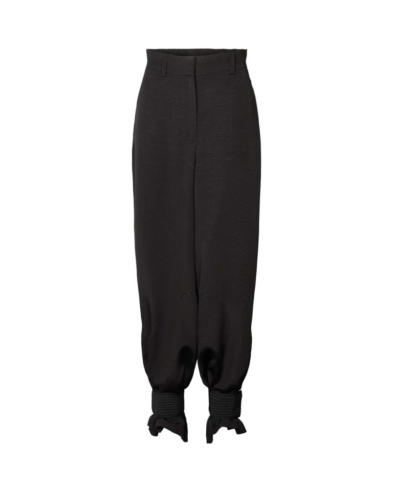 CUFF DETAIL PANTS DALVINA black