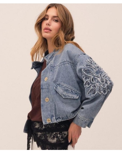 Gossia Sallie jacket denim blue denim blue