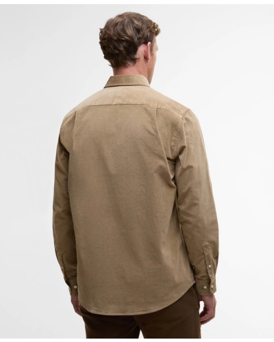 Barbour Jesmond regular shirt brown military brown