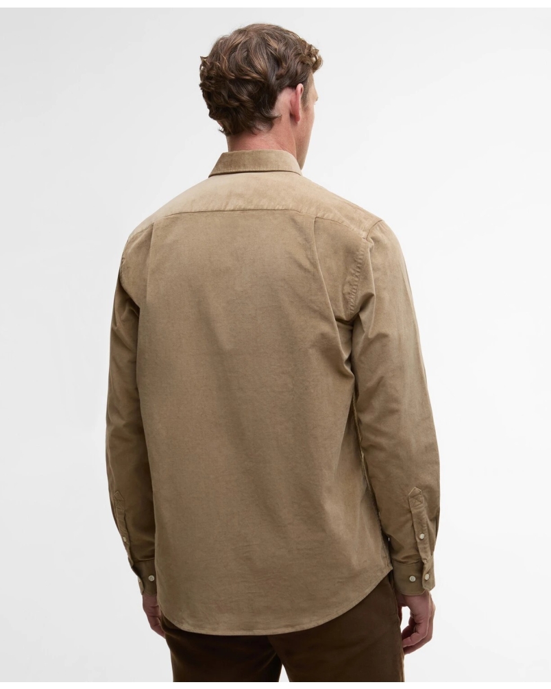 Barbour Jesmond regular shirt brown military brown