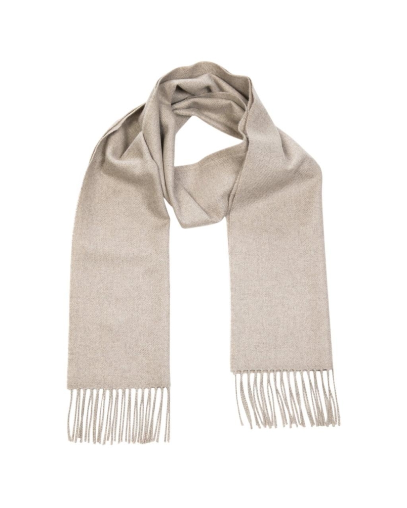 John Hanly Merino luxury wool scarf stone