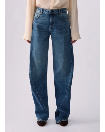 Liu.Jo Jeans with asymmetrical seams blue denim-1