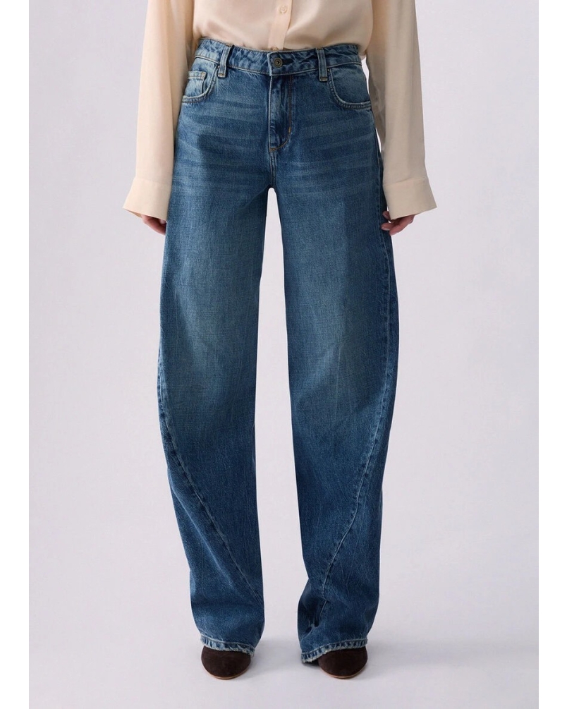 Liu.Jo Jeans with asymmetrical seams blue denim-1