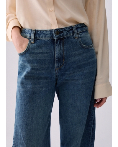 Liu.Jo Jeans with asymmetrical seams blue denim-1