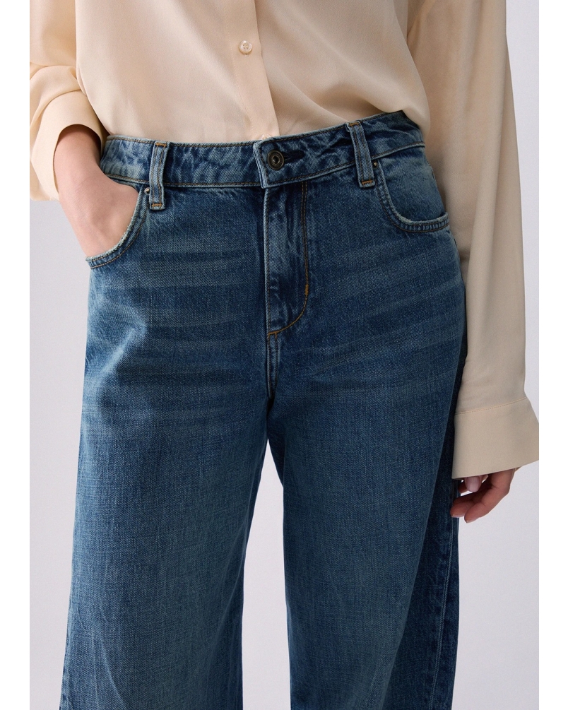 Liu.Jo Jeans with asymmetrical seams blue denim-1