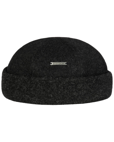 Stetson Docker wool/cashmere anthra melange