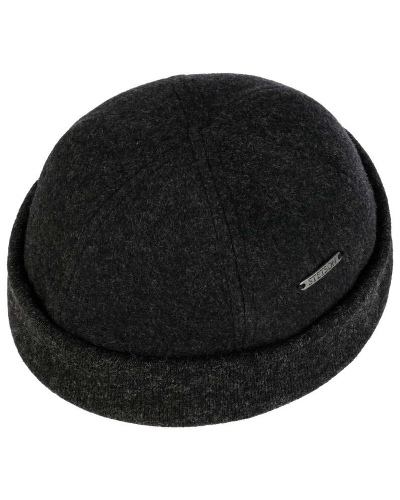 Stetson Docker wool/cashmere anthra melange