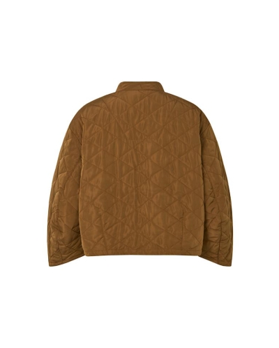 Rabens Saloner Rhea - Tech quilted jacket chestnut