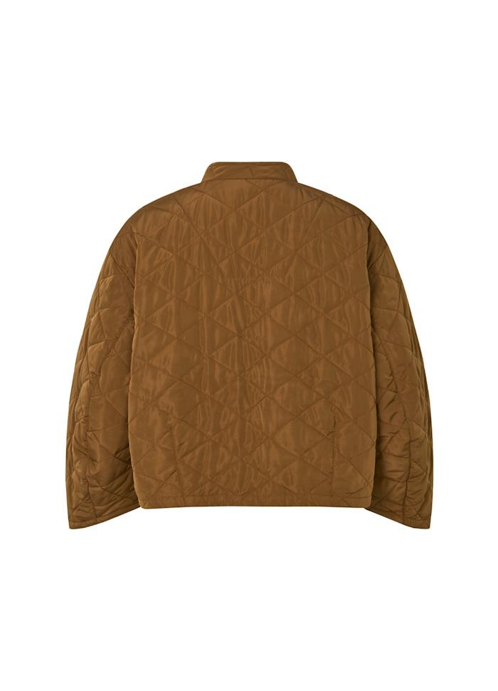 Rabens Saloner Rhea - Tech quilted jacket chestnut