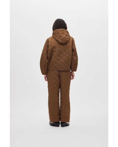 Rabens Saloner Rhea - Tech quilted jacket chestnut