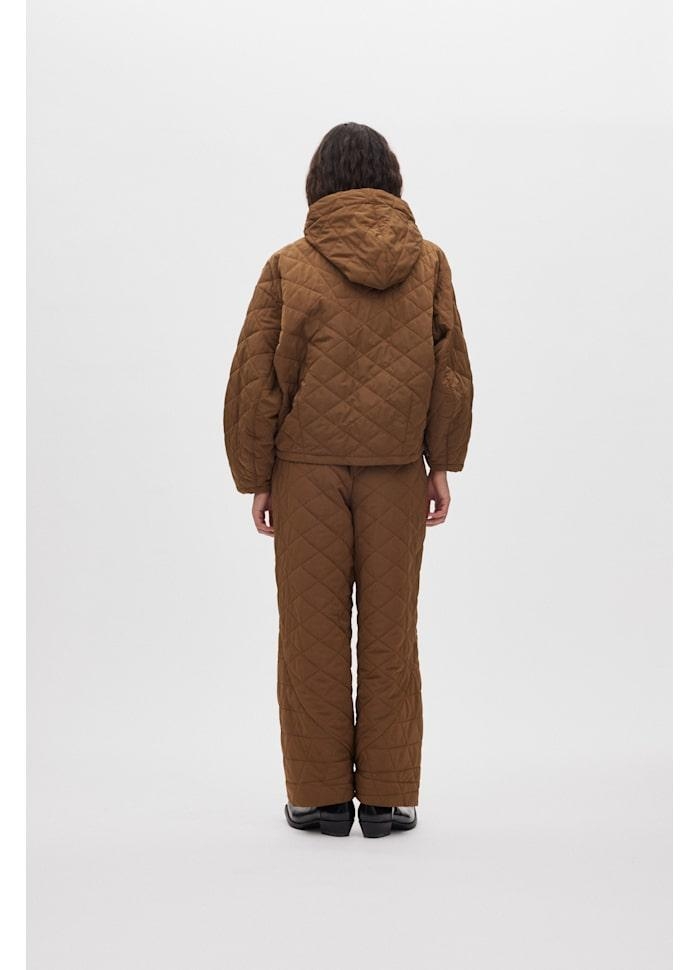 Rabens Saloner Rhea - Tech quilted jacket chestnut