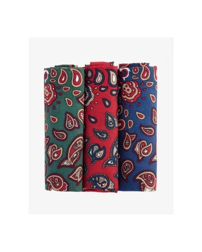 Barbour paisley hankies set