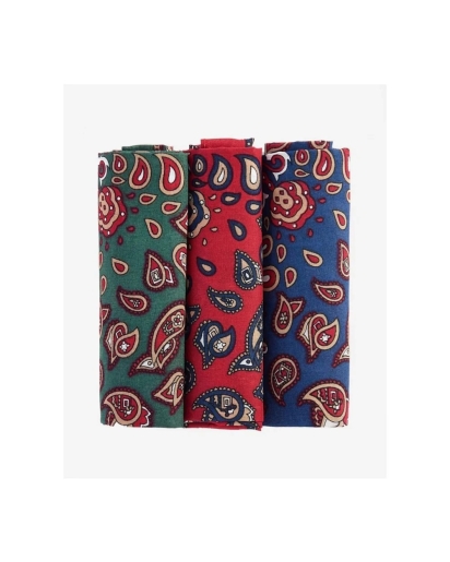 BARBOUR Barbour paisley hankies set