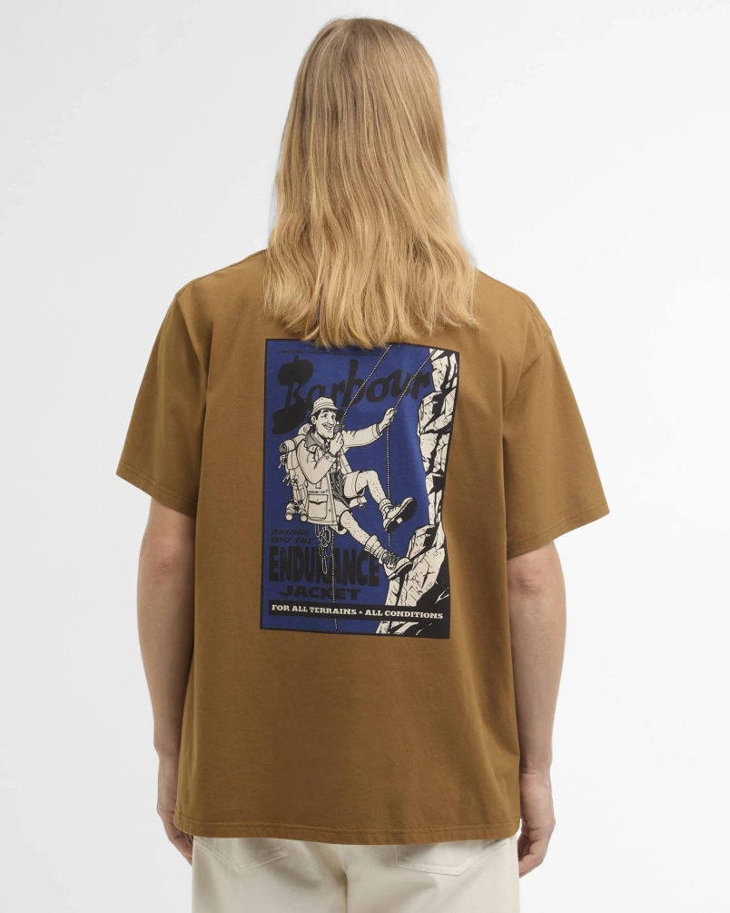 Barbour Terrain graphic T-shirt breen breen