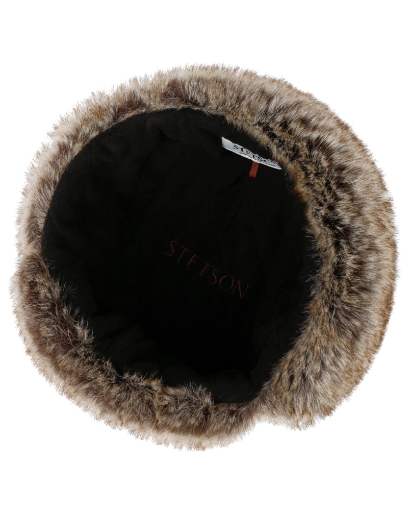 Stetson Bomber cap cowhide black/brown