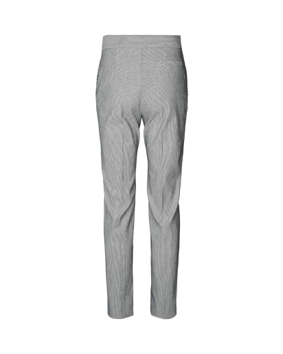 RABENS SALONER ADELLE STRIPED SLIM PANTS