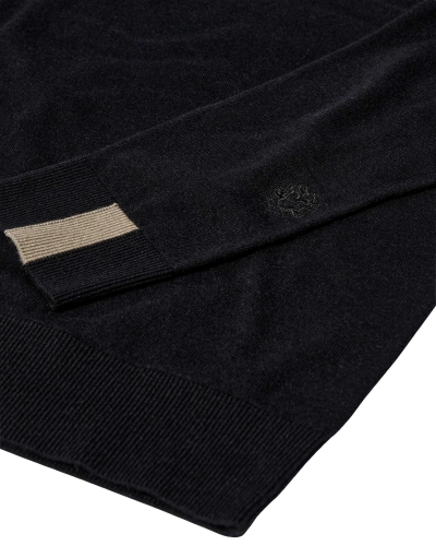 Mos Mosh Gallery Adam soft roll neck knit black