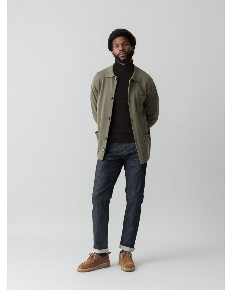 Mos Mosh Gallery Adam soft roll neck knit black