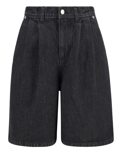 Barbour Myra denim shorts black black denim
