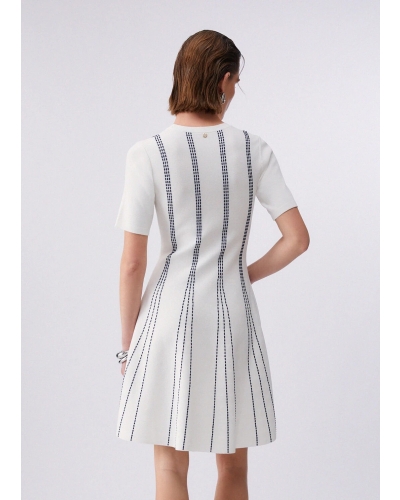 Liu Jo Short knit dress white