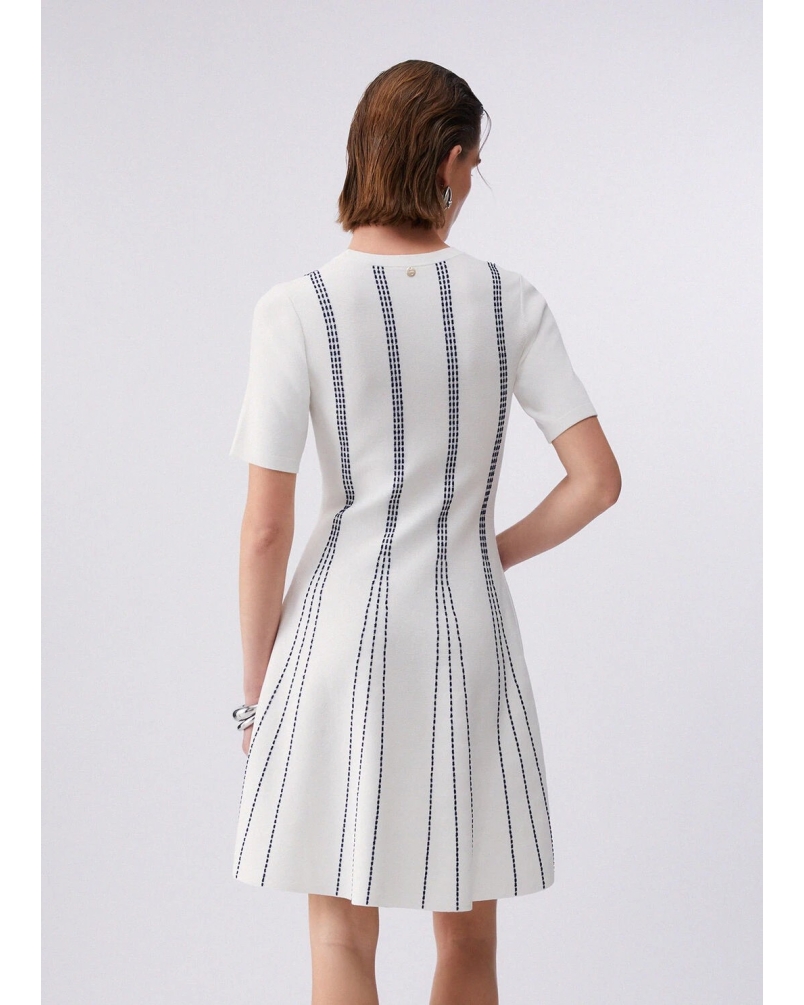 Liu Jo Short knit dress white