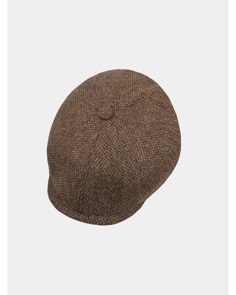 Hatland Barrow 8-panel cap brown