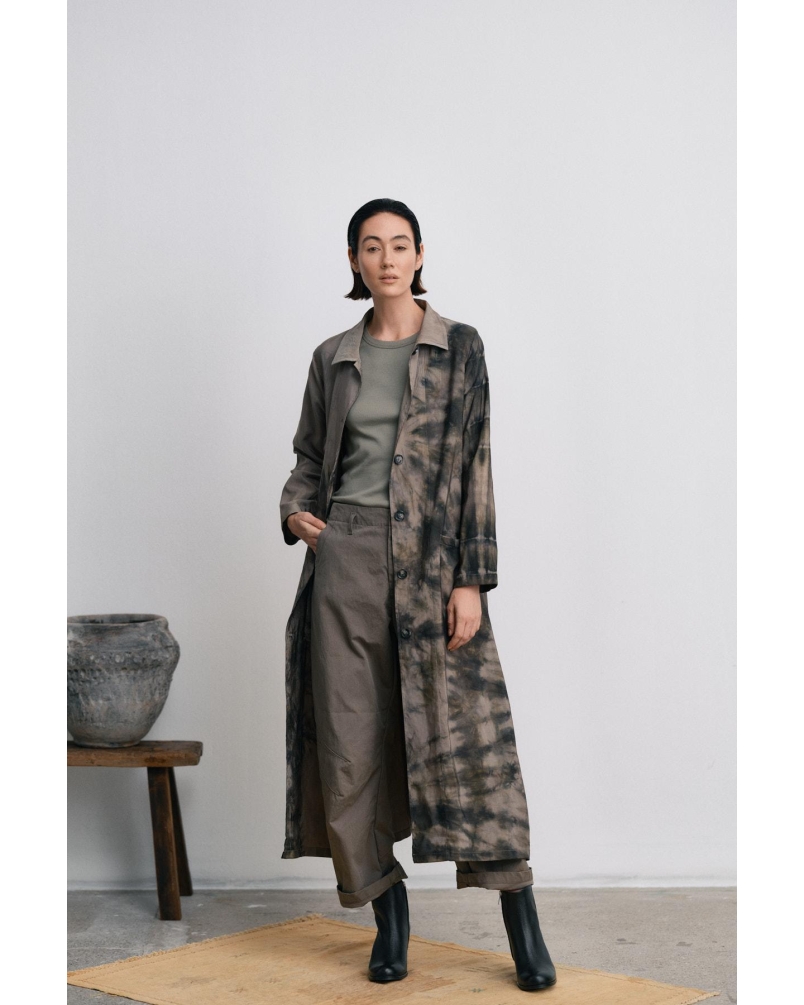 Rabens Saloner October - Utility shaped pants asphalt