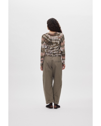 Rabens Saloner October - Utility shaped pants asphalt